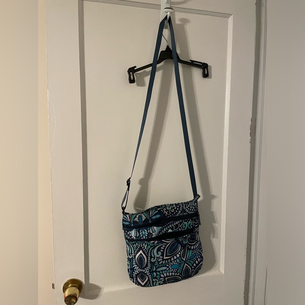 Vera Bradley Blue Patterned Crossbody Bag